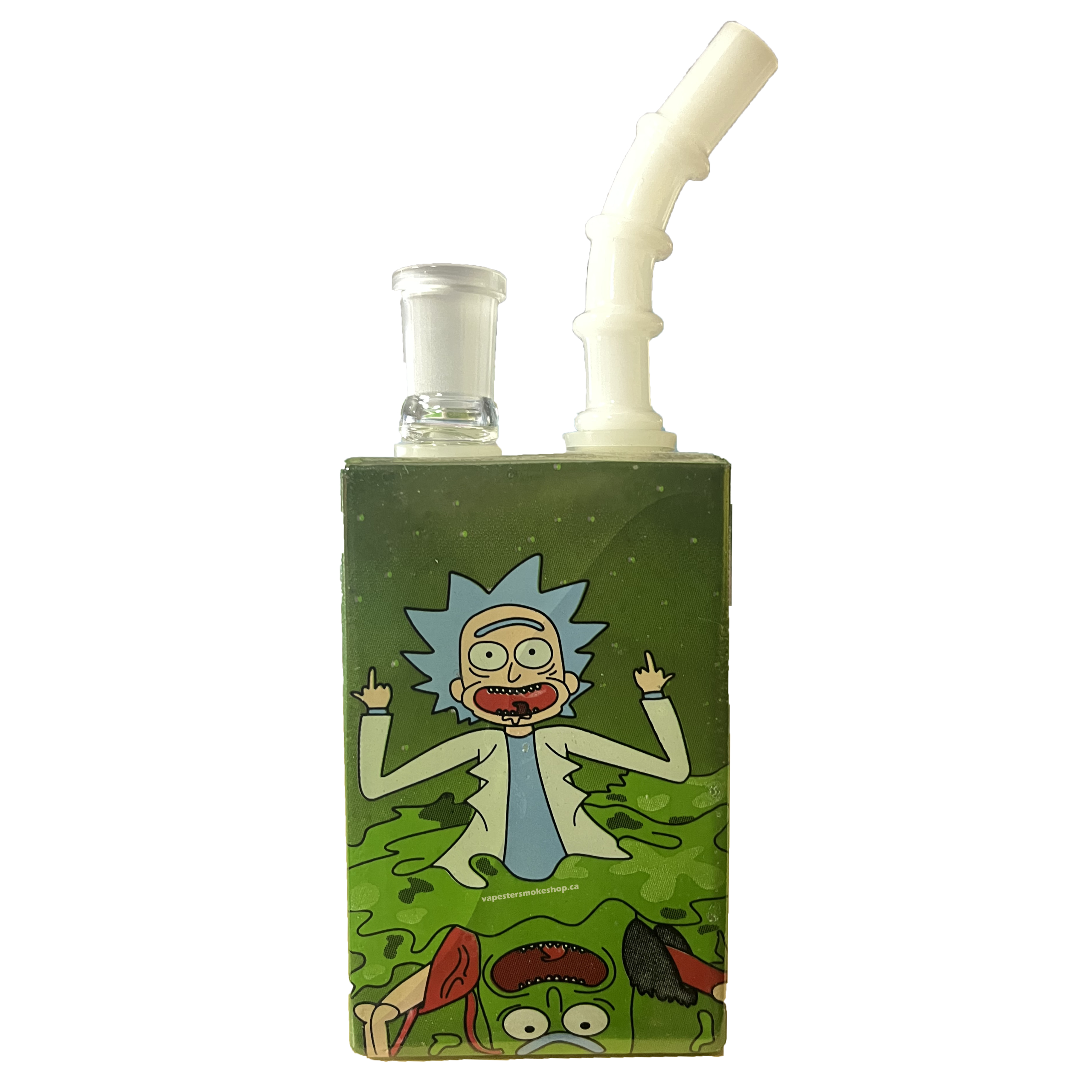 Galactic Plushies Rick And Morty Juice Box Bong  Vapester Smoke Shop   Vancouver