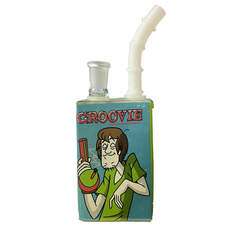 Groovie Scobby Juice Box Glass Bong