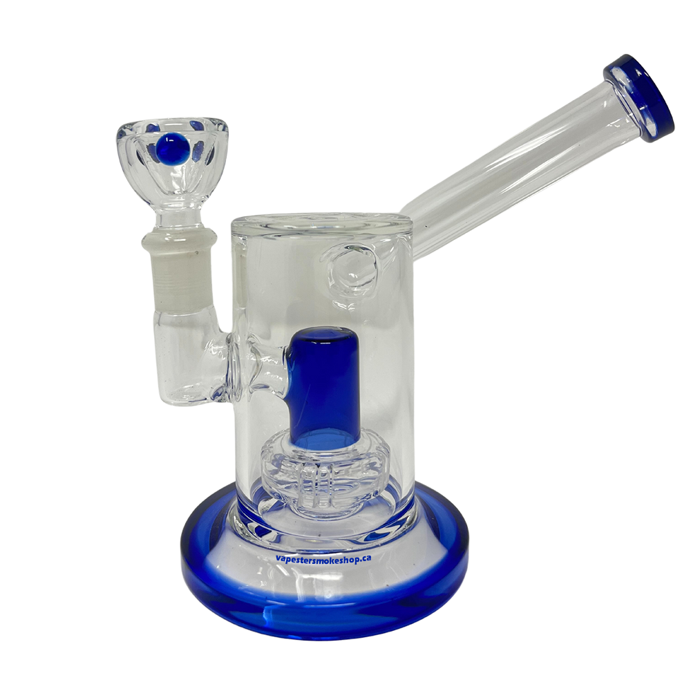 Shower Perc Dab Rig 5 Inch - Blue