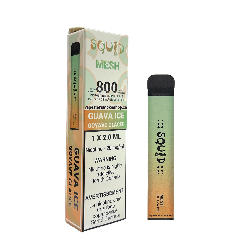 Squid 800  Guava Ice  Vapester Smoke Shop  Vancouver