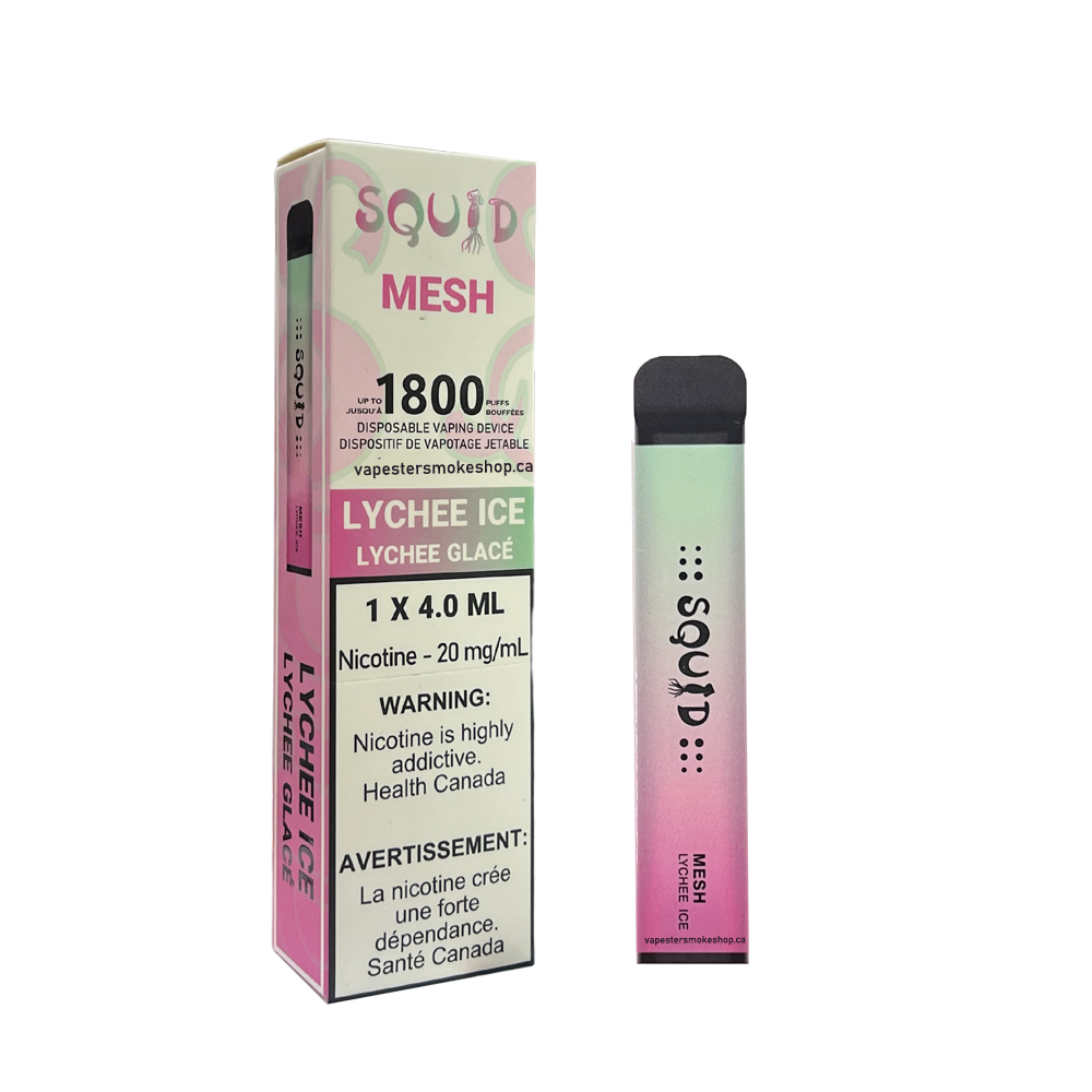 Squid 1800  Lychee Ice  Vapester Smoke Shop  Vancouver