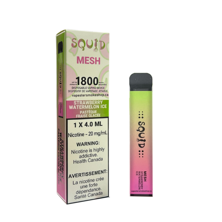 Squid 1800 – Strawberry Watermelon Ice – Vapester Smoke Shop – Vancouver